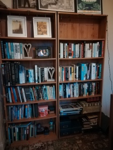 decluttered and ordered shelves